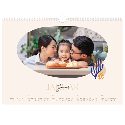 Fotokalender A3 — Verspielte Korallen [Januar]