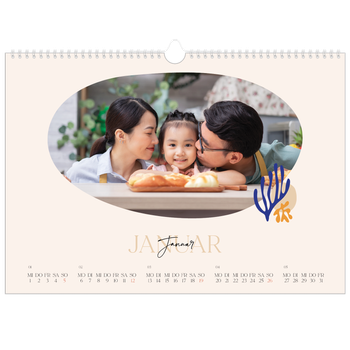 Fotokalender A3 — Verspielte Korallen