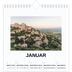 Jahreskalender Quadratisch — Schlichtes Foto [Januar]