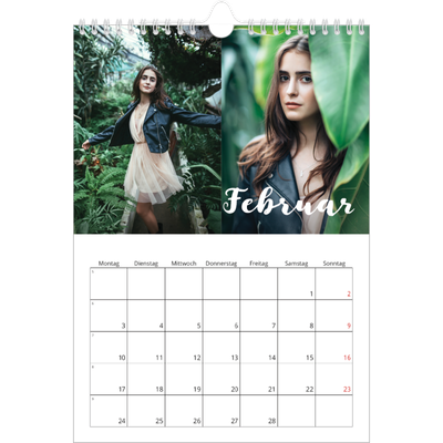 Fotokalender A4 (20 x 30 cm) — Monat [Februar]
