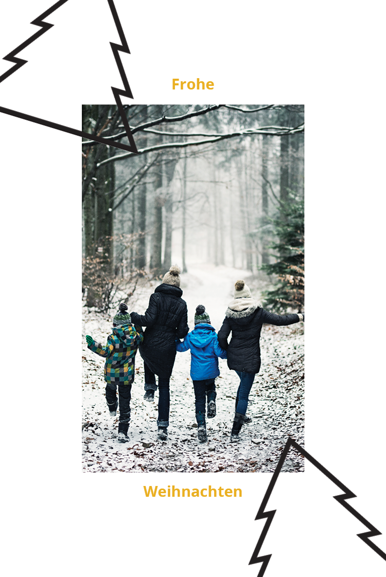 Fotokarten — Zwei Bäume