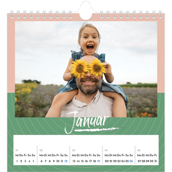 Fotokalender Quadratisch — Farben und Muster