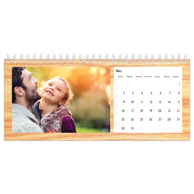 Tischkalender — Holzhintergründe [Marsch]