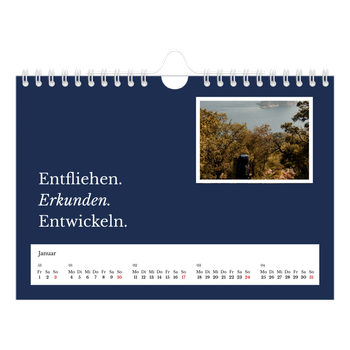 Fotokalender A5 — Redaktionelle Erde