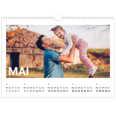 Fotokalender A3 — Großer Monat [deckblatt]