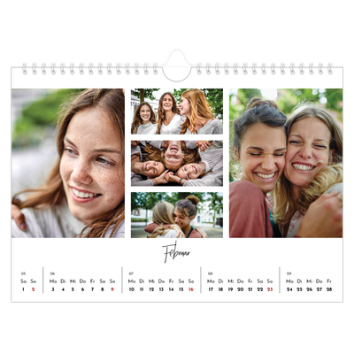 Fotokalender A4 — Fotoarrangement [Februar]