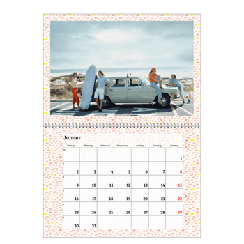 Fotokalender A4 doppelt — Tapete