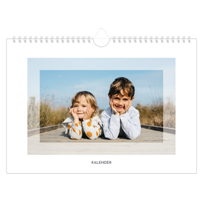 Fotokalender A4 — Durchsichtige Rahmen [deckblatt]