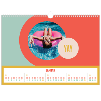 Fotokalender A3 — Strahlend und schön