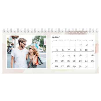 Tischkalender — Wasserfarbentupfer