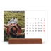 Tischkalender mit Holzfuß Querformat  — Endloses Entfliehen [deckblatt]