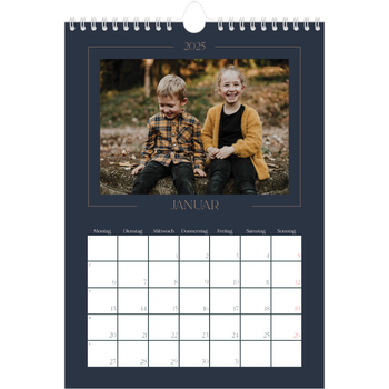 Fotokalender A4 — Preußisch Blau