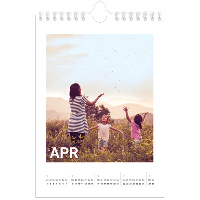 Fotokalender A5 — Großer Monat [April]