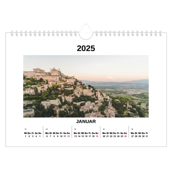 Fotokalender A4 — Schlichtes Foto