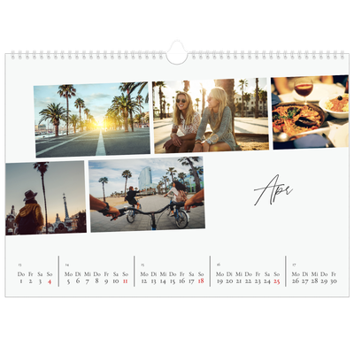 Fotokalender A3 — Städtereise [April]