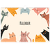 Fotokalender A3 — Katzenpfoten und Kritzeleien [deckblatt]