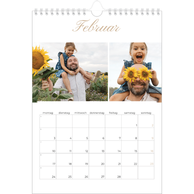 Fotokalender A4 (20 x 30 cm) — Eleganter Kalender [Februar]