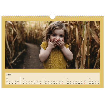 Fotokalender A3 — Erdtöne [April]
