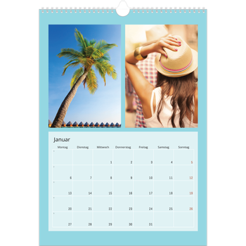 Fotokalender A3 — Ganzseitige Farbe