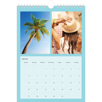 Fotokalender A4 — Ganzseitige Farbe