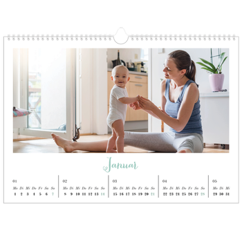 Fotokalender A3 — Hallo Welt