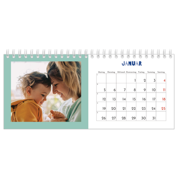 Tischkalender — Farbenfroh wie du