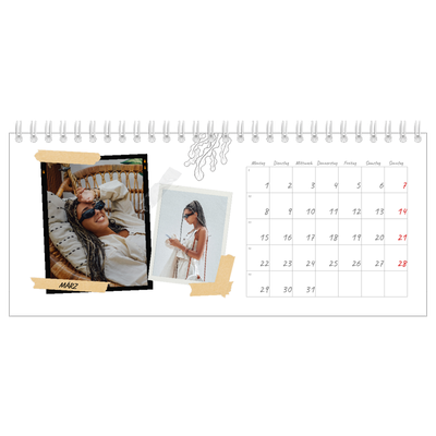 Tischkalender — Scrapbook-Flair [Marsch]