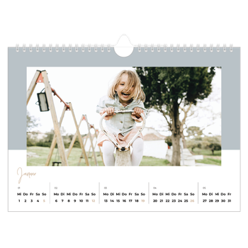 Fotokalender A4 — Erdige Töne