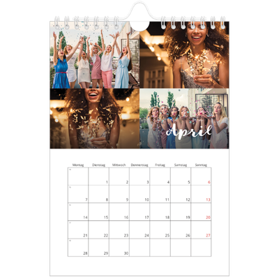 Fotokalender A5 — Monat [April]