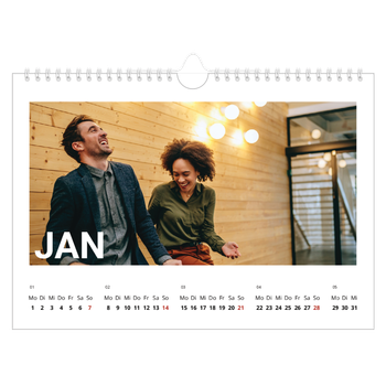 Fotokalender A4 — Großer Monat