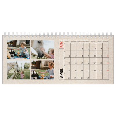 Tischkalender — Stempeleffekt [April]