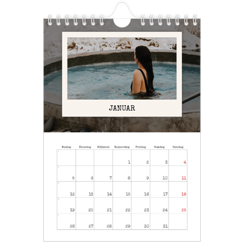 Fotokalender A5 — Die Porträtaufnahme
