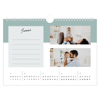 Fotokalender A4 — Listen Kalender