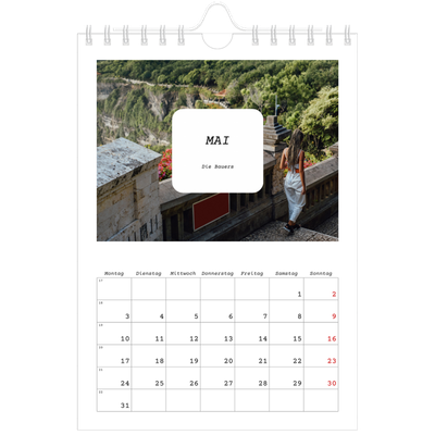 Fotokalender A5 — Die ganze Geschichte [Mai]