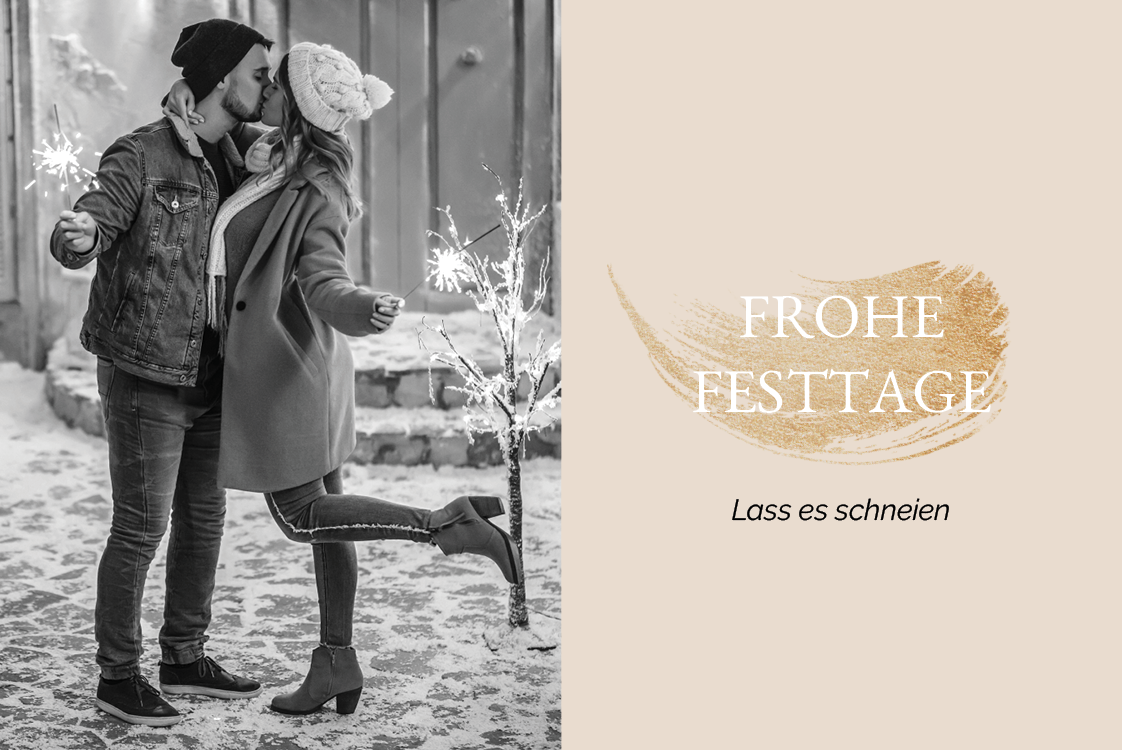 Fotokarten — Einzelner bürstenstrich