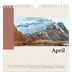 Jahreskalender Quadratisch — Sehenswürdigkeiten der Welt [April]