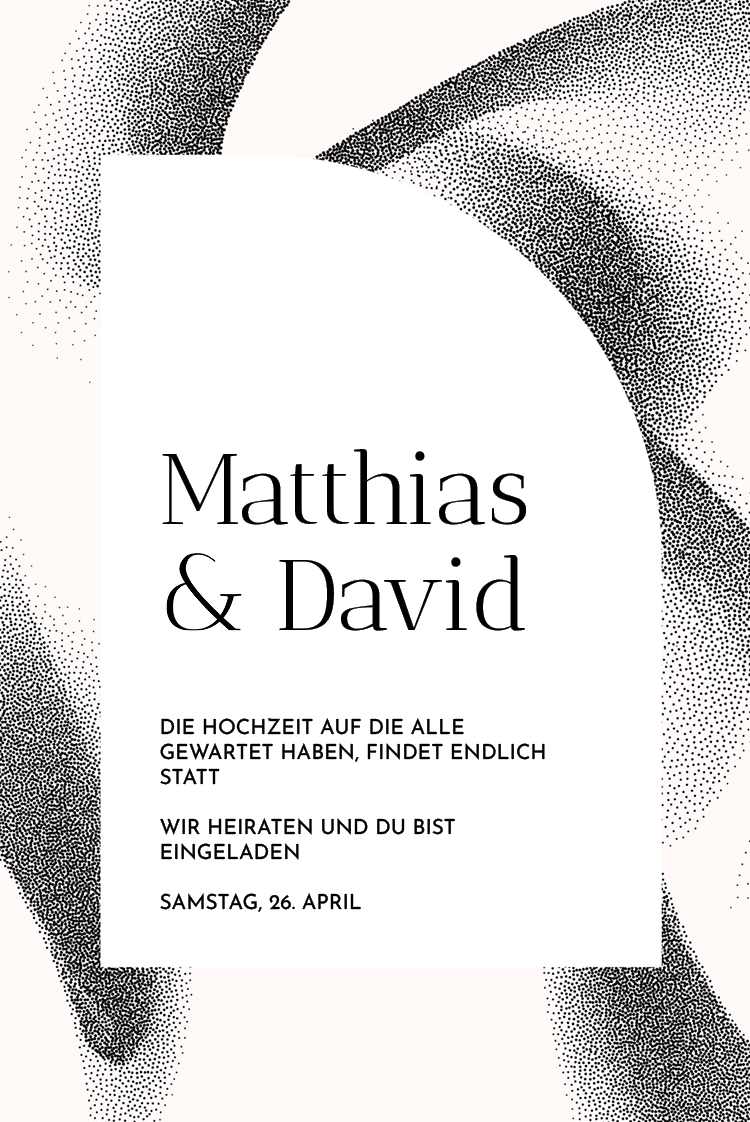 Einladungskarten — Urbaner Schick