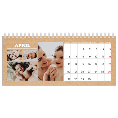 Tischkalender — Magazinstil [April]