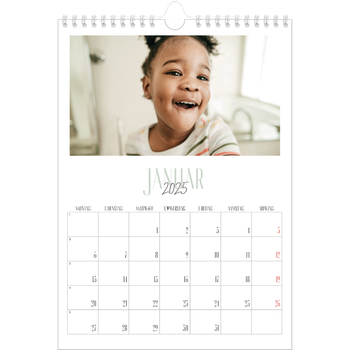 Fotokalender A4 — Een bedankje