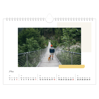 Fotokalender A4 — Sanfte Farbtöne [deckblatt]