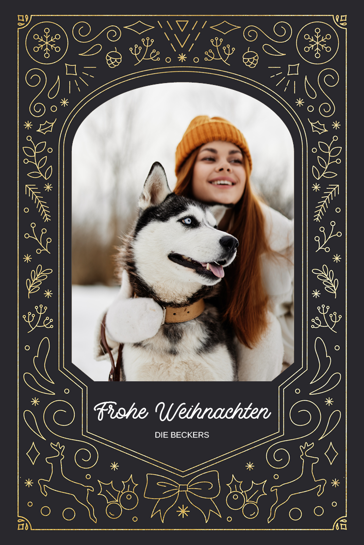 Fotokarten — Verzierter Rahmen