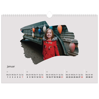 Fotokalender A3 — Pinselstriche
