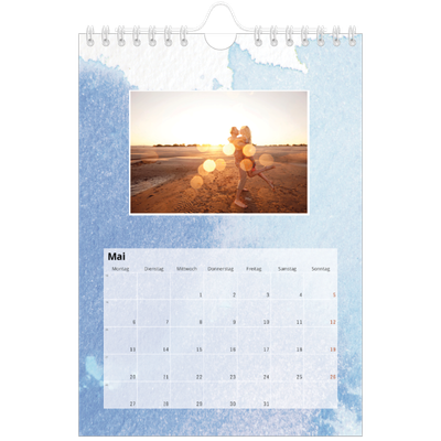 Fotokalender A5 — Wasserfarben Hintergründe [deckblatt]