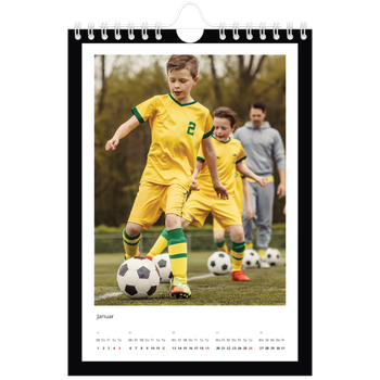 Fotokalender A5 — Schwarzer Rahmen
