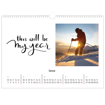Fotokalender A3 — Zitate
