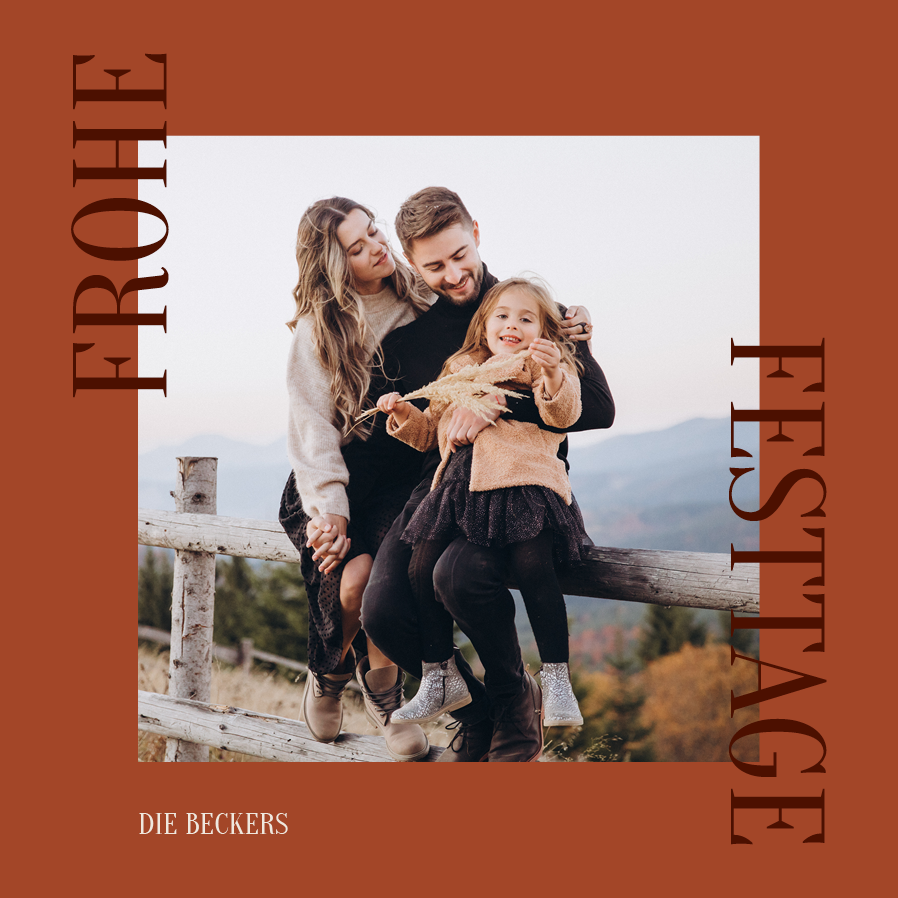 Fotokarten — Terrakotta-Wünsche