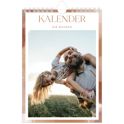 Fotokalender A5 — Farbpinsel-Effekt [deckblatt]