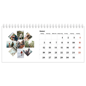 Tischkalender — Collage shapes