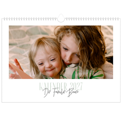 Fotokalender A3 — Een bedankje [deckblatt]