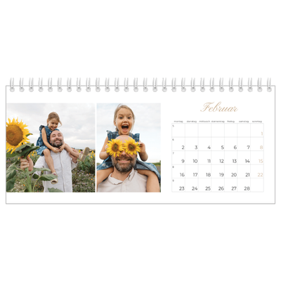 Tischkalender — Eleganter Kalender [Februar]
